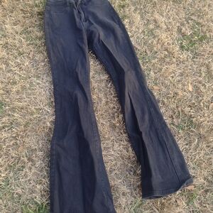 SHEIN Black Flare & Wide Leg Jeans